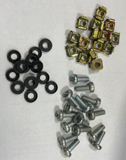 M6 Cage Nuts, Bolts and Washers Kit – For Rack Mount Equipment installation on Network cabinets - Image 5