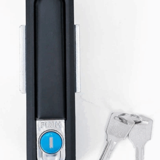 Black Electrical Panel Lock Flat Cam