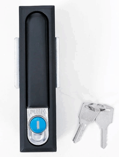 Black Electrical Panel Lock Flat Cam