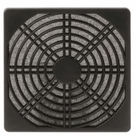 Plastic Fan Guard with Filter for 12x12cm Fan
