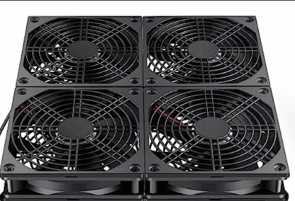Plastic Fan Guard with Filter for 12x12cm Fan - Image 3