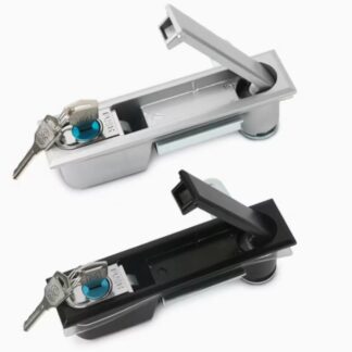 Cabinet Panel Lock Square Zinc Alloy Distribution Industrial Equipment Outdoor Cabinet Push to Pop Swing Handle Lock Latch MS818