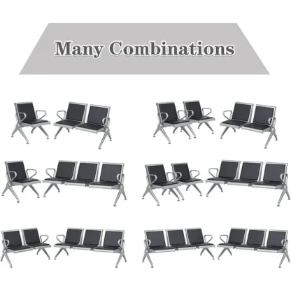 3Bsteel Waiting Chair and Sofa - Image 5