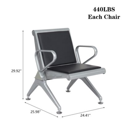 3Bsteel Waiting Chair and Sofa - Image 2