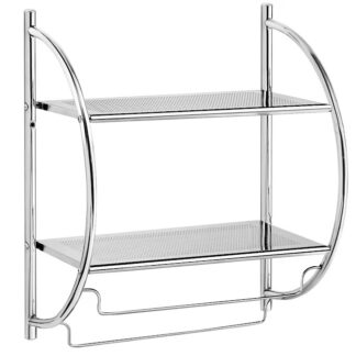 3Bsteel Silver Wall mount Towel Rack SS-201