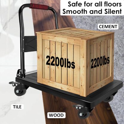 Heavy Duty Casters for Server Racks/Cabinets- 4 pack, 2-inch (2 w/brakes, 2 without) - Image 5