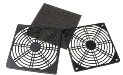 3Bsteel-(Plastic Fan Guard with Filter for 12x12cm Fan)  فلتر لمروحة 12 × 12 سم - Image 4