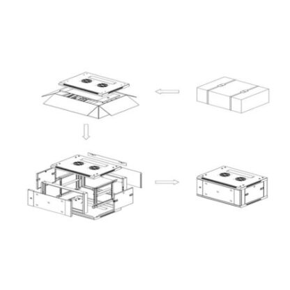 ProRack 15U 600*600 Wall Mount Cabinet (Not Installed) - Image 3