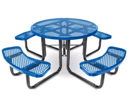Metal Picnic Table Round