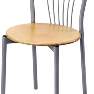 Chair with wooden base