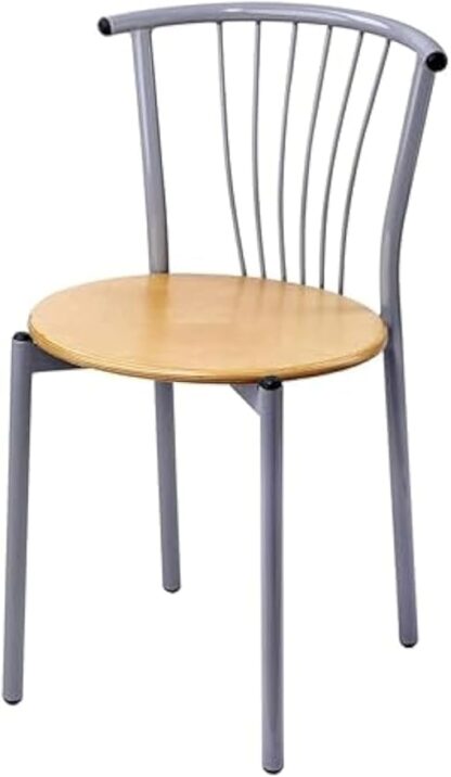 Chair with wooden base