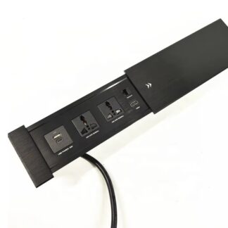 Power Desktop Sliding Cover Hidden Plug