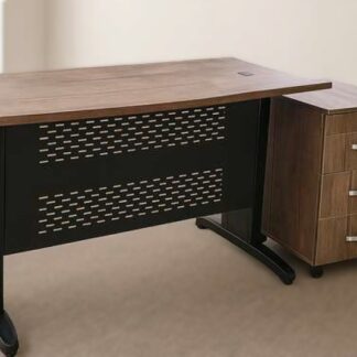 Desk, steel chassis without drawers