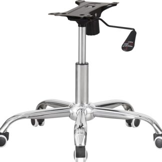 Chrome Chair Refurbishment Kit - Starbase, Castors, Chrome Gas Lift and 25.5cm Mechanism