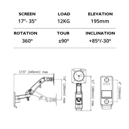 Monitor Wall Mount - Image 3