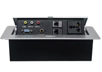 Office Furniture Tabletop Hidden Electric Socket Pop up Desk Power Outlet for Conference Table
