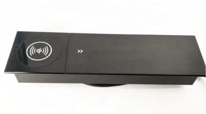 Sliding Desktop Socket with USB-C Wireless Charger - Image 2
