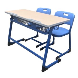 School Desk and Chair 2 Student