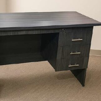 desk with 3 hanging drawers