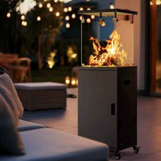 Outdoor Patio Gas Heater Black
