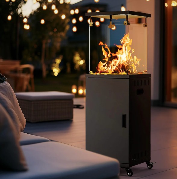 Outdoor Patio Gas Heater Black
