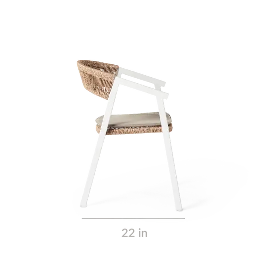 EC-Dining Chair in White - Image 3