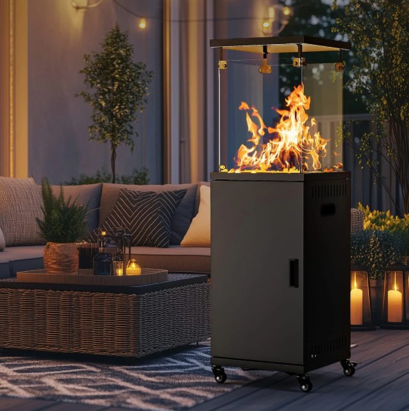 Outdoor Patio Gas Heater Black - Image 2