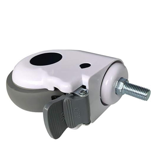 Castor Wheels With Brake, Set Of 4 (With Brakes 3inch) - Image 2