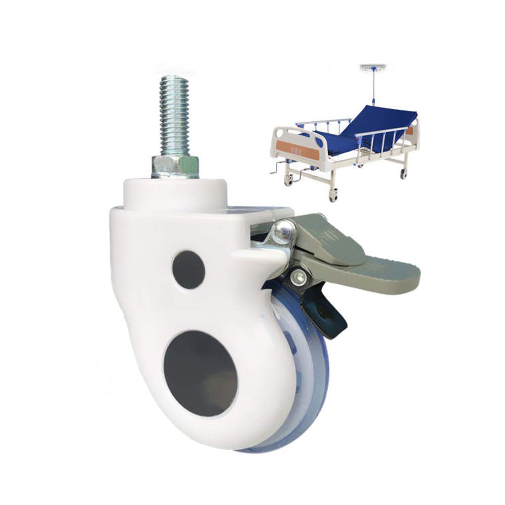 Castor Wheels With Brake, Set Of 4 (With Brakes 3inch) - Image 4