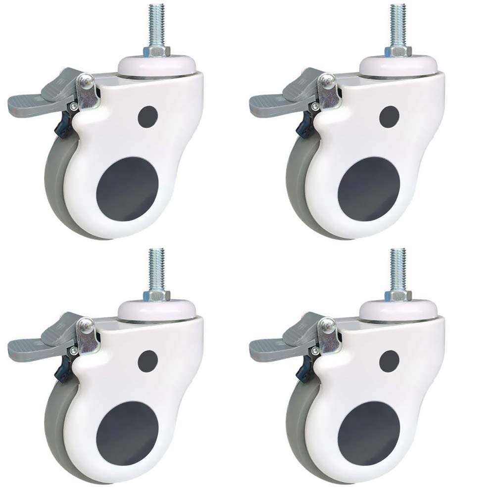 Castor Wheels With Brake, Set Of 4 (With Brakes 3inch) - Image 5