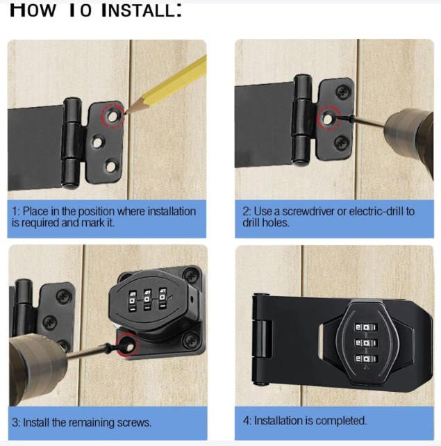 3 Digit Combination Lock - Image 3