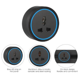 Universal 3-Pin Track Sockets