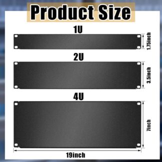 3bs-Blank Panel Metal Rack Mount Filler Spacer