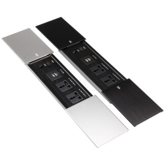 Sliding Cover Desktop Plug Network Sockets