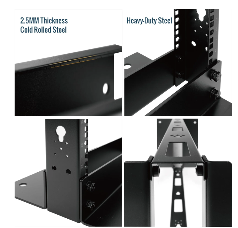 Aerospace Rack Unit 27U Server Rack 2 Post Open Frame Rack for 19 in Equipment(Square hole ...