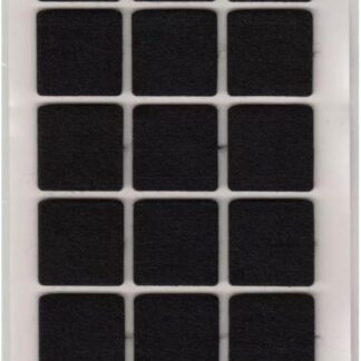 3bsteel-Non Slip Furniture Pads Self Adhesive Rubber Anti Slip Table Pad Mat for Floor Protection, Square 3x3cm, 21pcs, Black