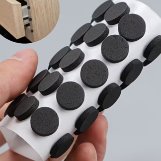 Self-Adhesive Pads, Foam Material - Anti-Slip, Noise Reduction, Shock Absorption, Effectively Reducing Wear, Suitable for Screw Hole Cover Gaskets, Hardware Base Anti-Slip Pads, Wardrobe Anti-Collision Noise Reduction Pads-3bsteel