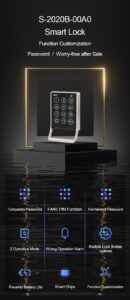3BS-Smart lock -Electronic lock S-2020B-00A0-3BS
