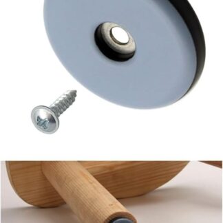 3BSTEEL-screw on sliders for chairs-8PCS