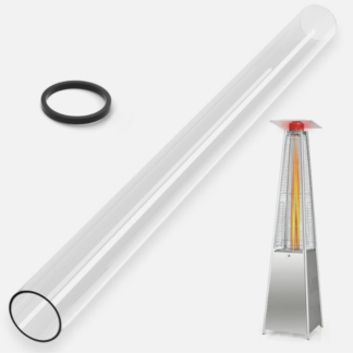 Premium Quality: Made of quartz glass, it is resistant to high temperatures and durable, providing reliable heat dissipation and resistance to outdoor elements